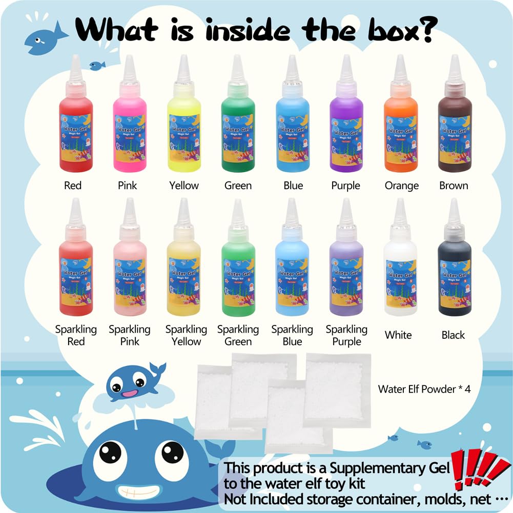 Nikolle Sparkling Magic Gel collection boosts aqua play with sparkle.