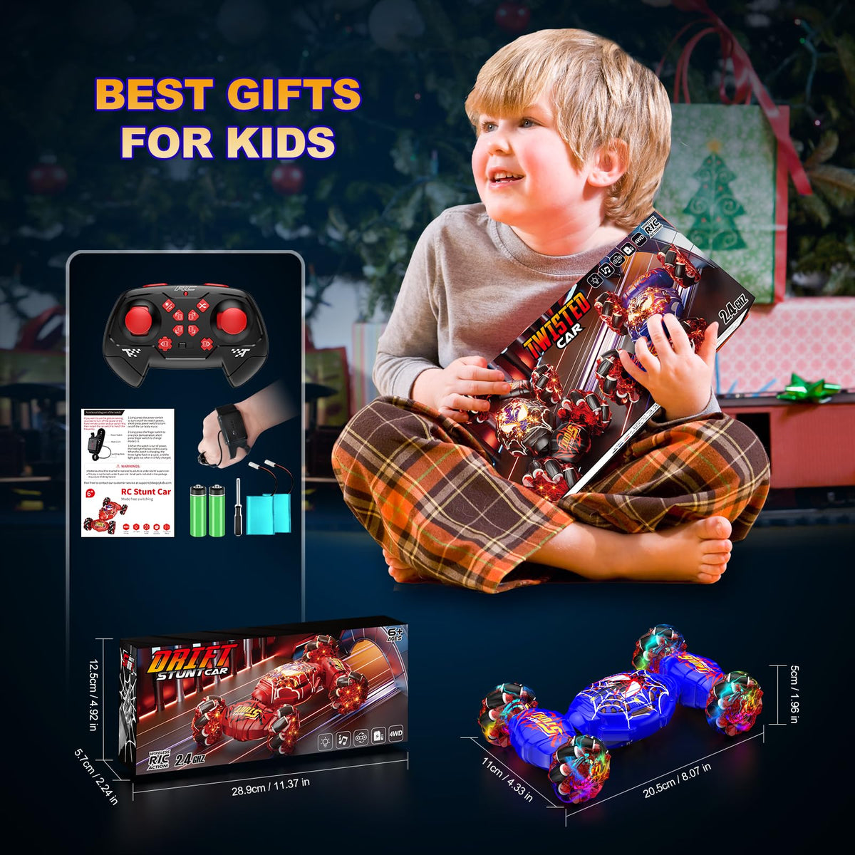 Nikuku durable ABS chassis built to withstand active kids' play.