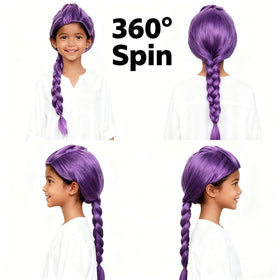 nimbleleap demon-hunter look wig provides an authentic finishing touch for costumes.