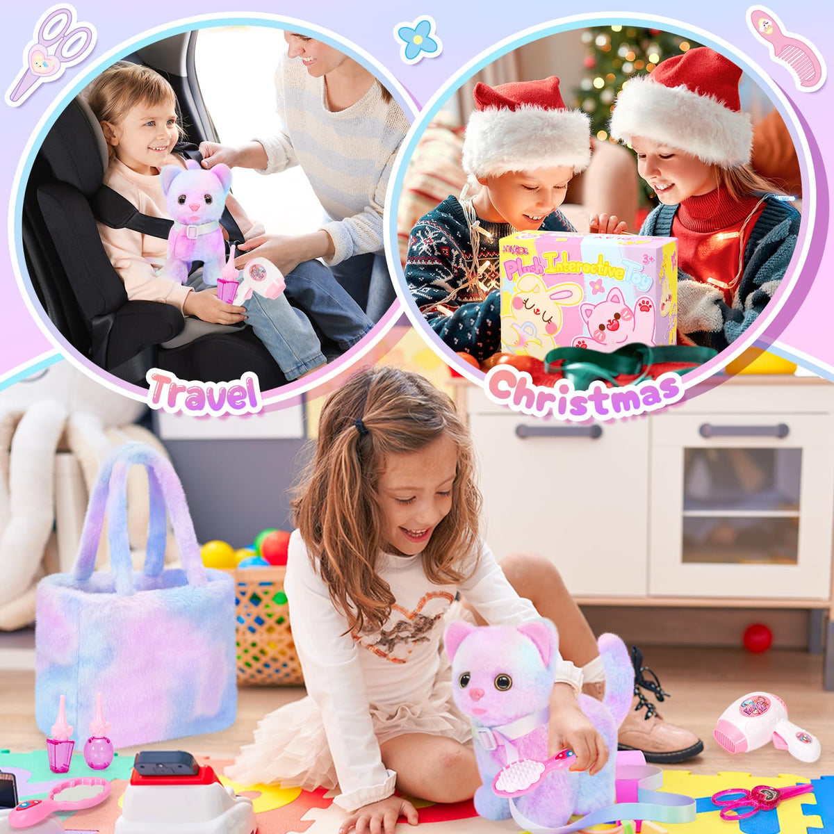 NINAOR plush comb helps kids simulate brushing routines.