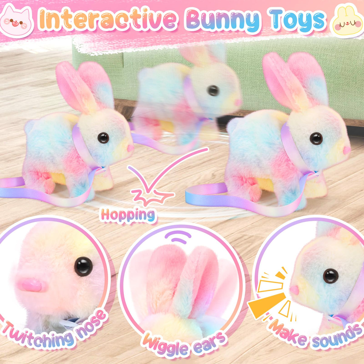 NINAOR accessory scissors for creative pretend grooming with the bunny