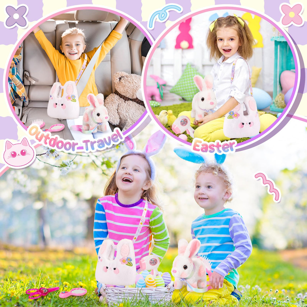 NINAOR soft plush material offers comfy hugs during storytelling and pretend play.