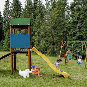 NINEFOX easy-install canopy attachment ensures secure fit on wooden structures.