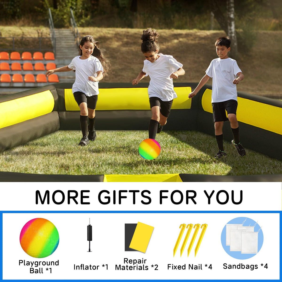 Ninghaovov pit entry with Velcro closure prevents ball escape during play.