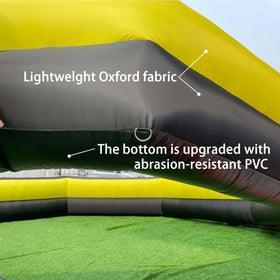 Ninghaovov Gaga Ball Pit inflates quickly with built-in blower for active play.