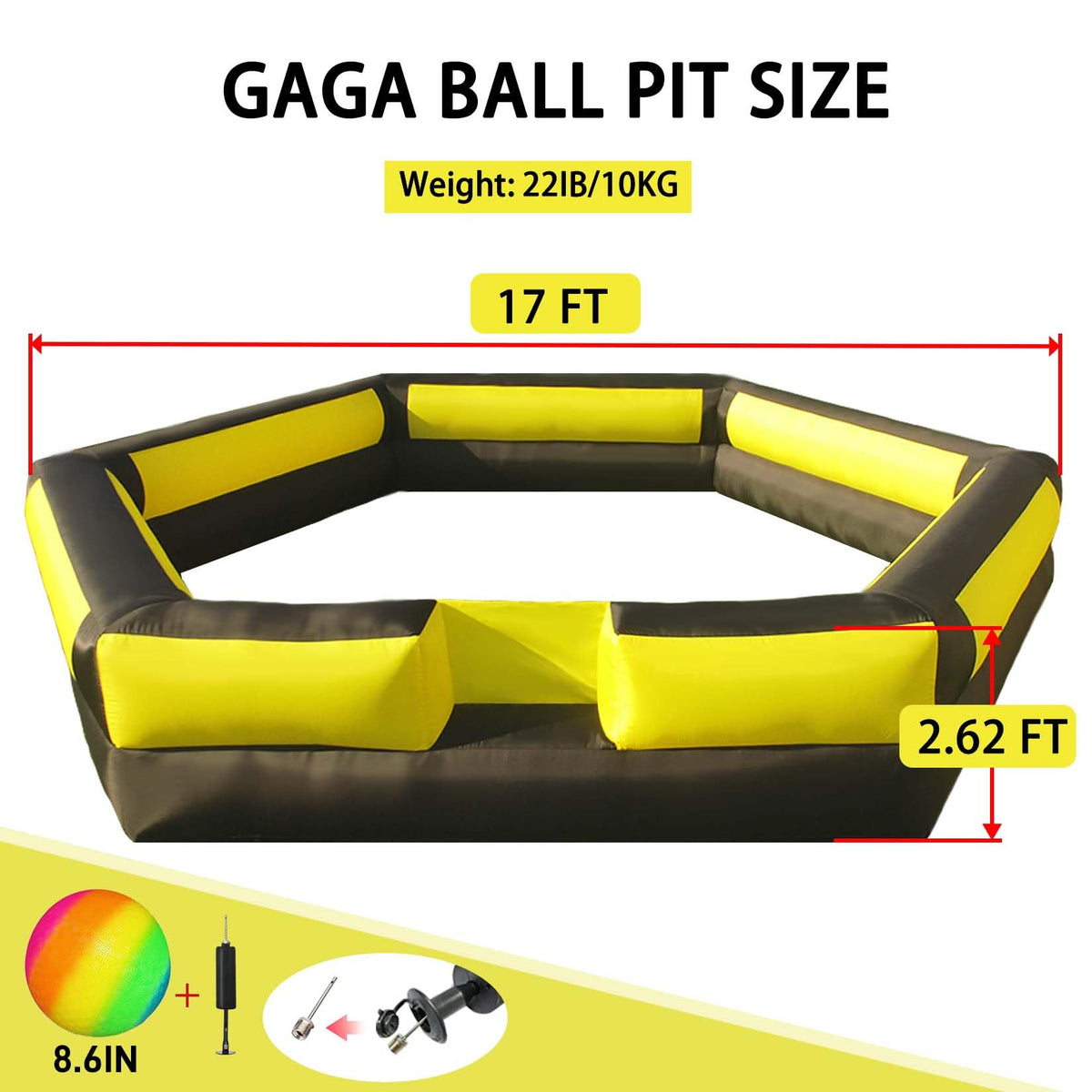 Ninghaovov Gaga Ball Pit suits beach, camp, and backyard fun for everyone.