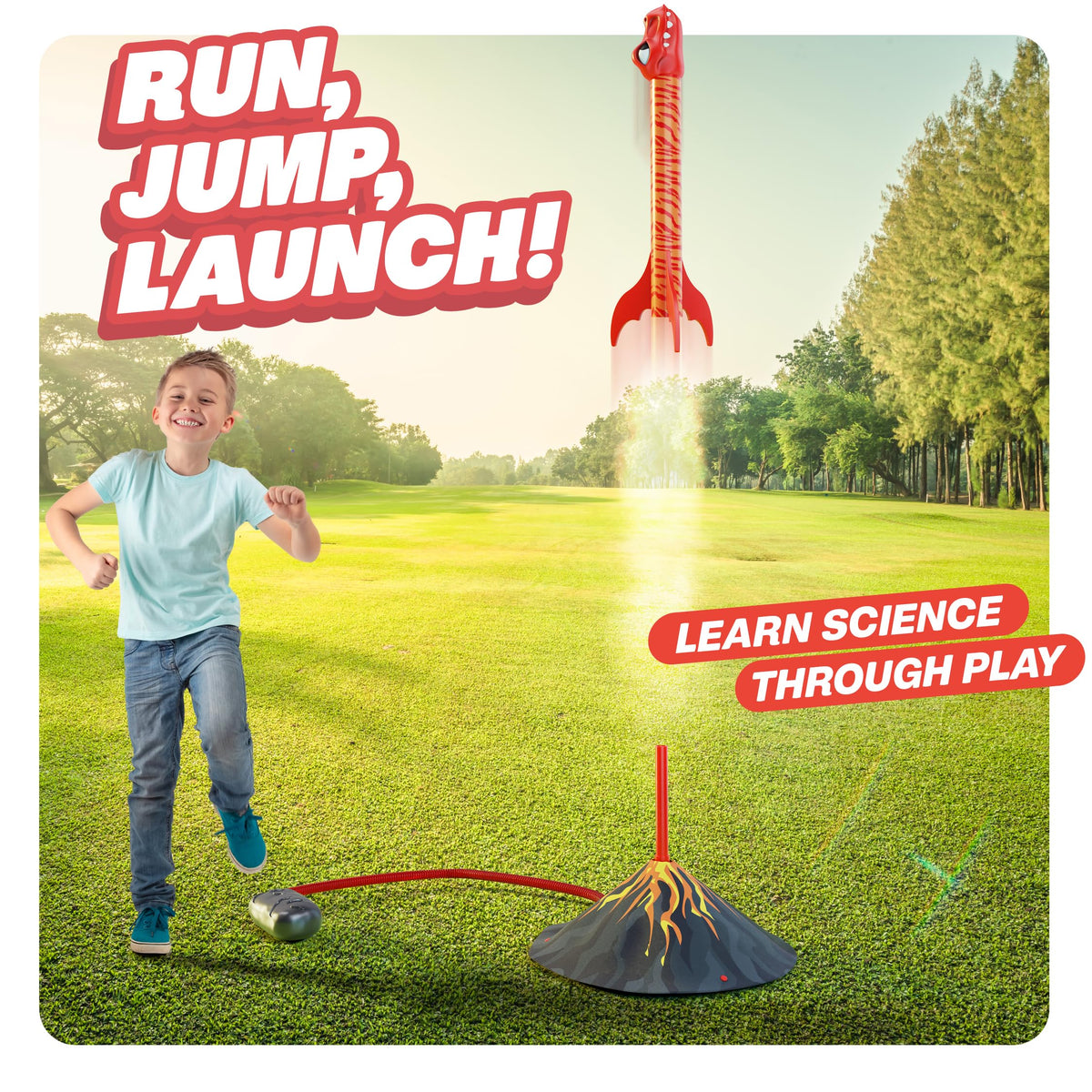 Ninja Blast backyard launch angle adjustment for varied play.