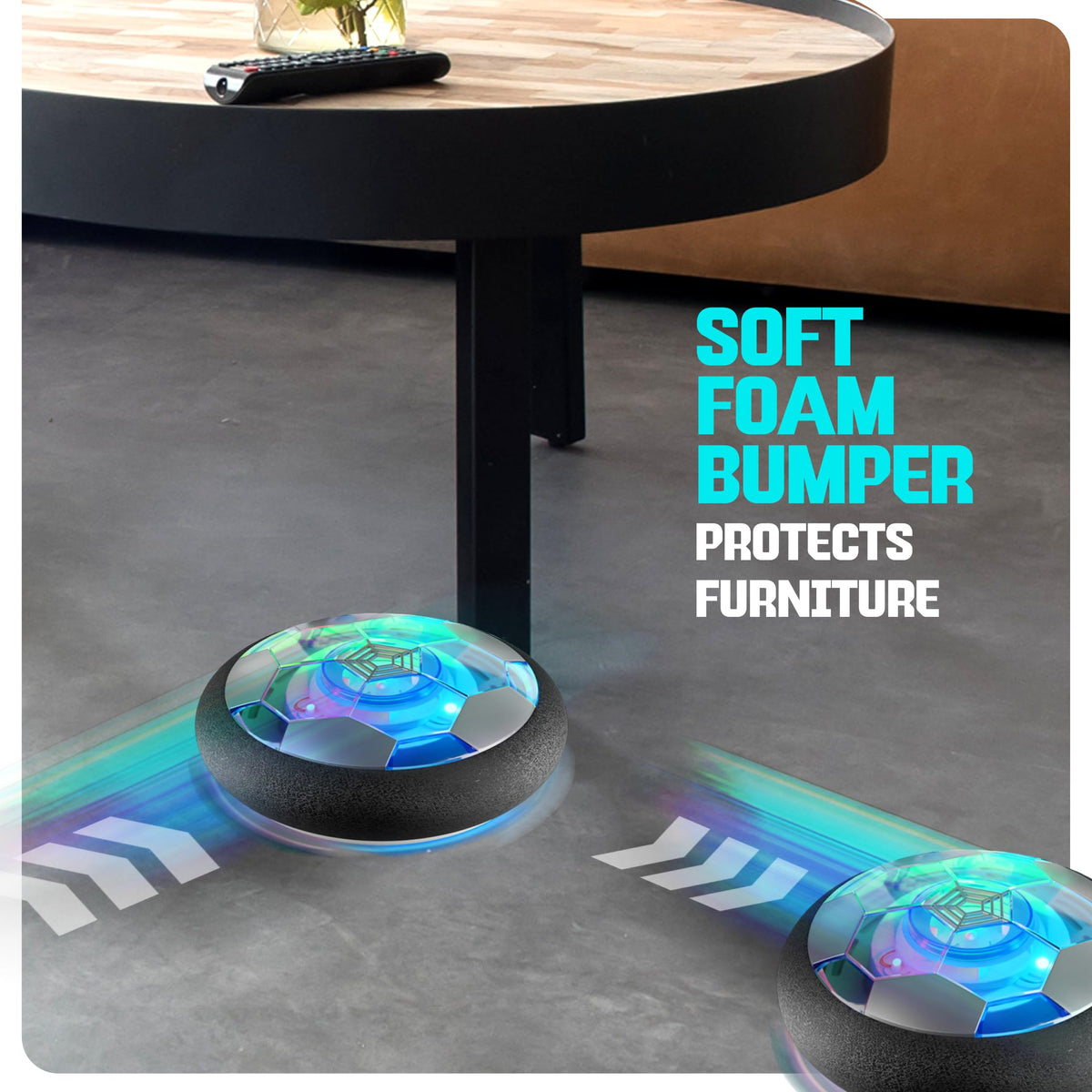 Ninja Blast hover ball kicks and glides with ease