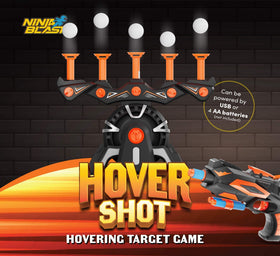 Ninja Blast HoverShot battery compartment supports portable, battery-powered play.