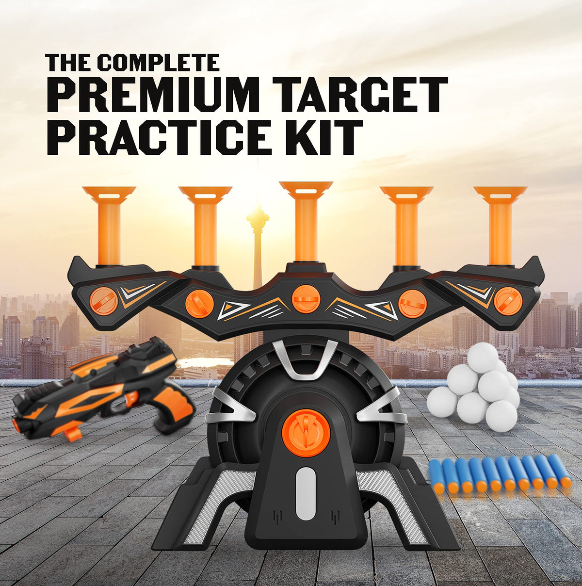 Ninja Blast HoverShot Nerf-compatible darts widen play options.