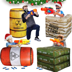NINOSTAR yellow barrel inflatable for high visibility combat setups