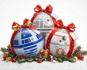 NINOSTAR Galactic inflatable ball with star design ideal for decor and play.