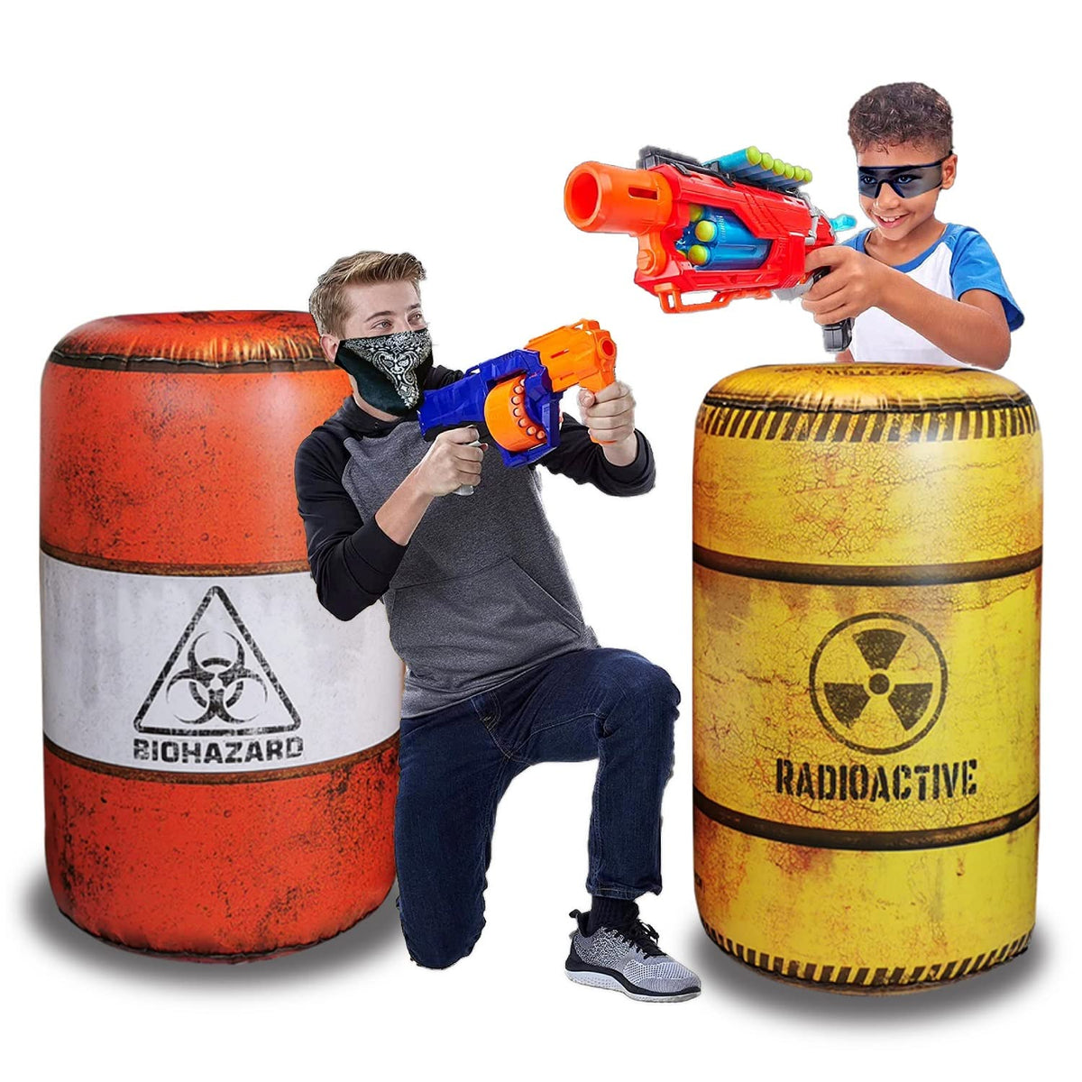 NINOSTAR kids enjoying immersive play in a compact indoor setup