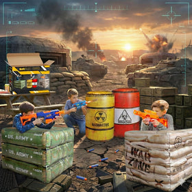 NINOSTAR Nerf and laser tag compatible inflatables boost fun