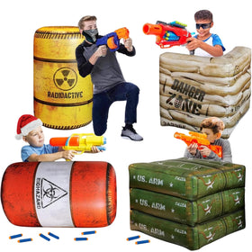 NINOSTAR Red Barrel battlefield – high visibility prop for action games