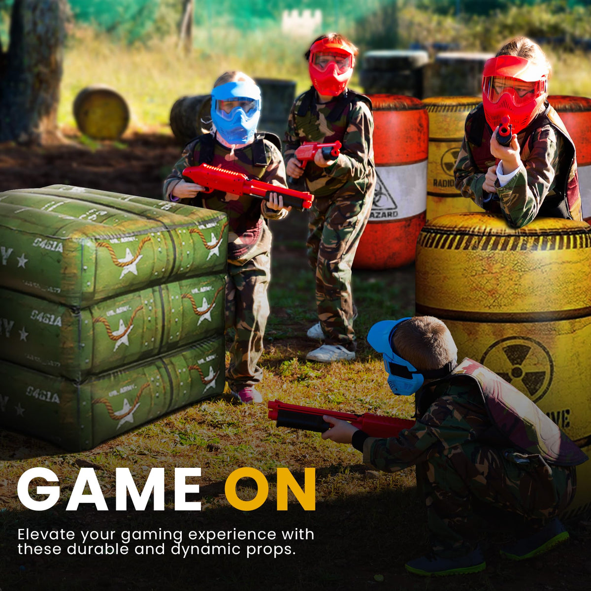NINOSTAR Sand Bags Barrier – stable obstacle for outdoor battles