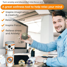 NINOSTAR stress-relief balls stored in decorative box for display