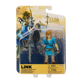 Nintendo Breath of the Wild Link 5-inch figure ready for display.