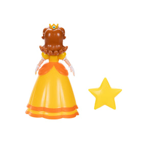 Nintendo Daisy 4-inch figure articulation closeup showing six joints for posing.