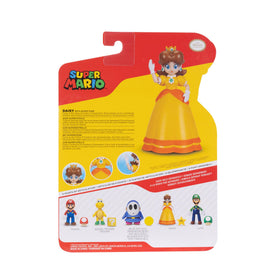 Nintendo Daisy 4-inch figure side view highlighting compact shelf size.