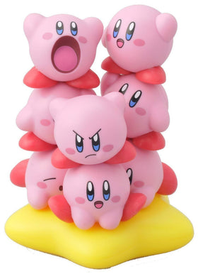 Nintendo Kirby Nosechara stacking figures for compact desk display and fan appeal.