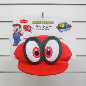 Nintendo Little Buddy Cappy plush builder hat, perfect for pretend play.