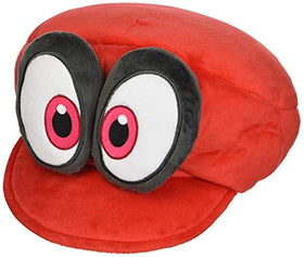 Nintendo Little Buddy Cappy plush with Mario hat, soft and cuddly for playtime.