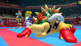 Character selection screen with iconic Nintendo characters
