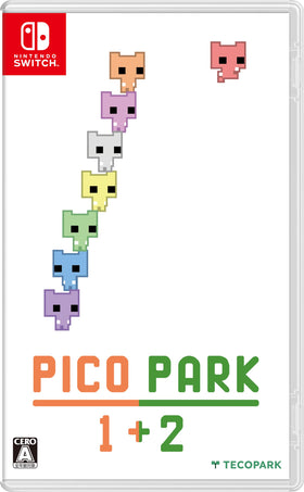Nintendo Sales PICO PARK 1+2 cover art showing cooperative puzzle play for groups.