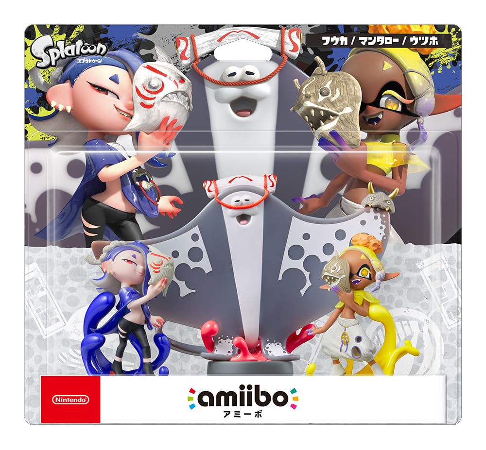 Nintendo Splatoon Deep Cut Amiibo Shiver figure with exclusive gear for quick outfit swaps.