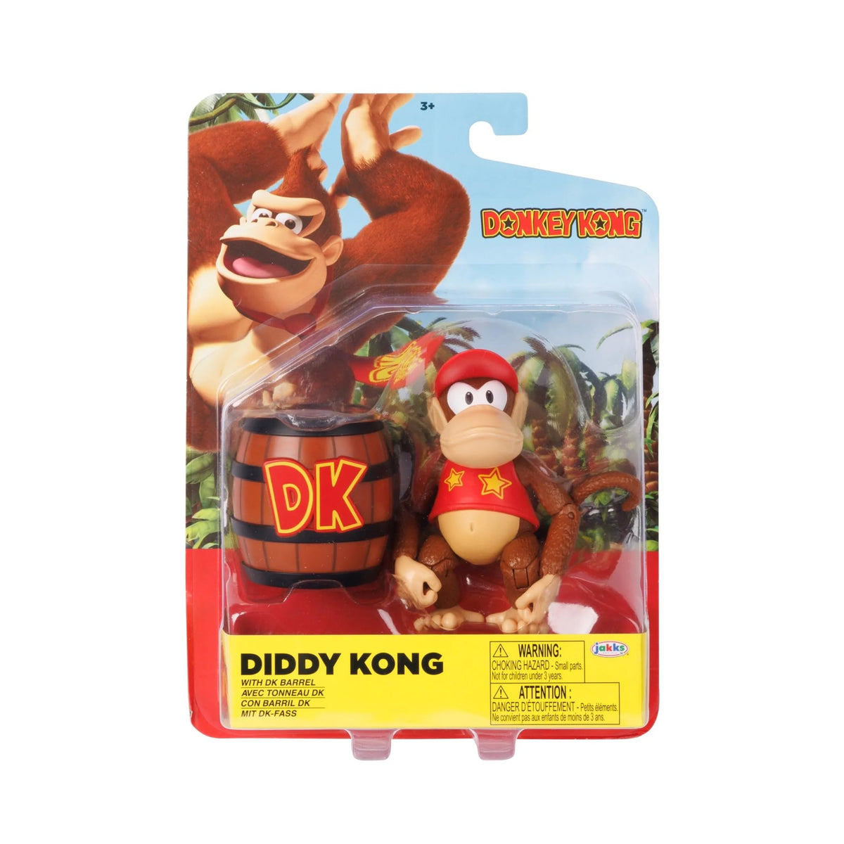Nintendo World 2023 Donkey Kong banana figure ready for display.