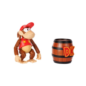 Nintendo World 2023 Donkey Kong figure side profile with bold colors.