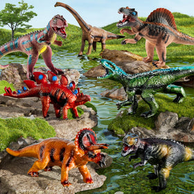 NIPLOOOW Stegosaurus jumbo figure for active play and gift ideas