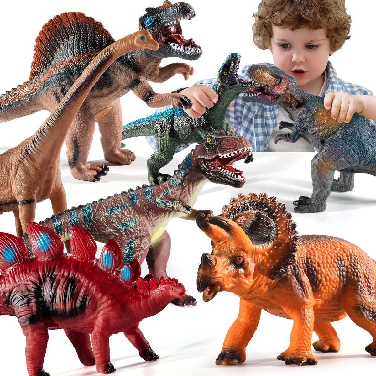 NIPLOOOW Tyrannosaurus Rex jumbo figure for imaginative play and learning