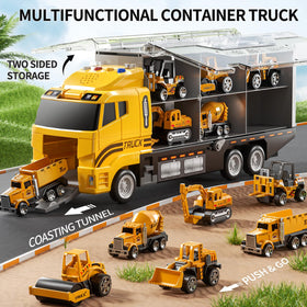 NIPLOOOW cement truck toy sparks imaginative role-play and pretend work sites.