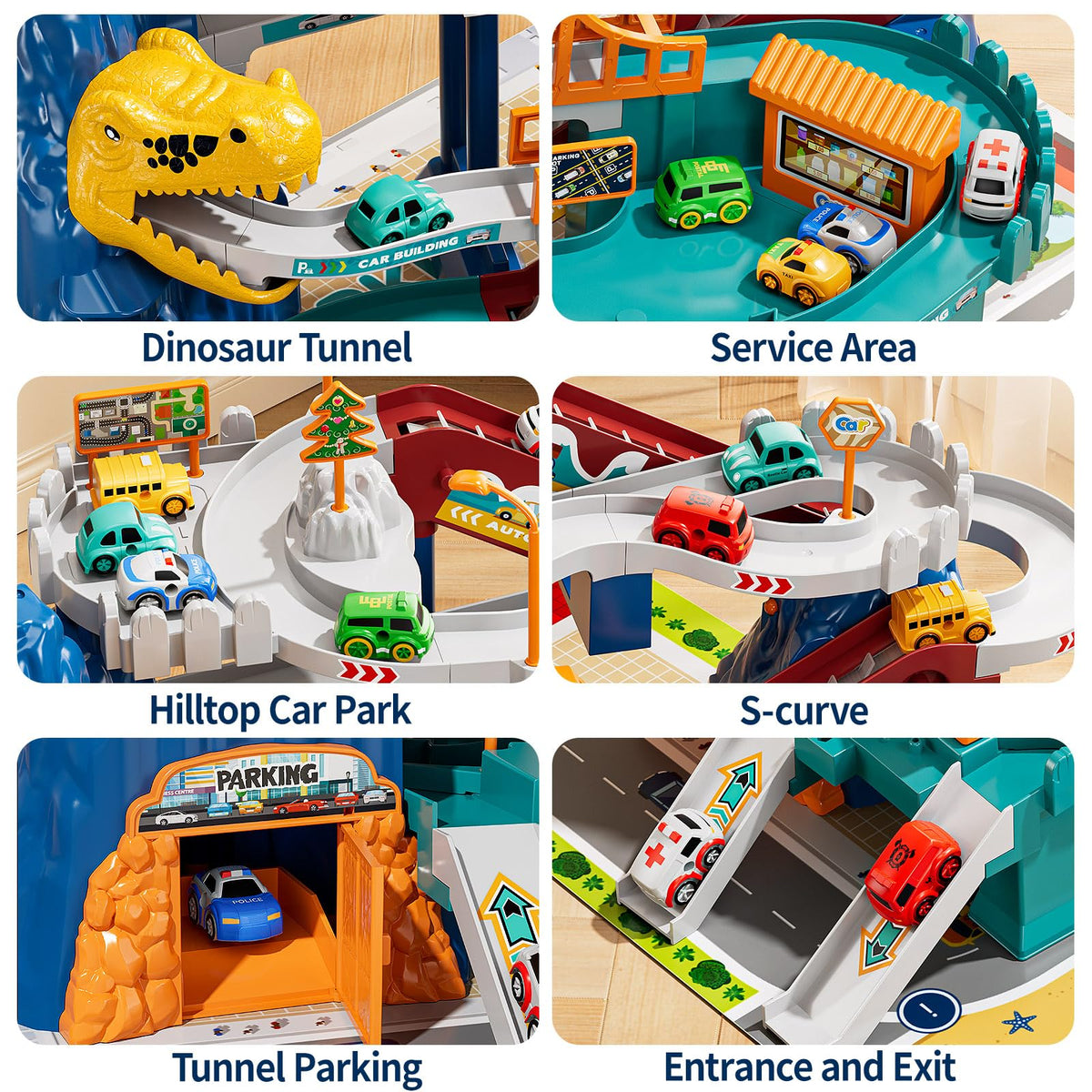 NIPLOOOW colorful indoor-outdoor play setup