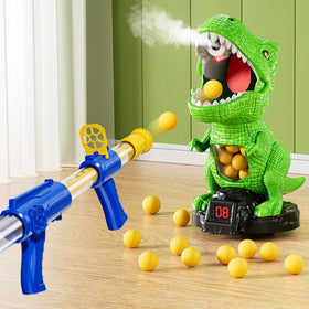 NIPLOOOW moveable dinosaur shooting toy with dino-target for engaging indoor and outdoor play