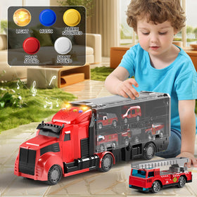 NIPLOOOW Ladder Truck adds height and action to pretend fire scenes