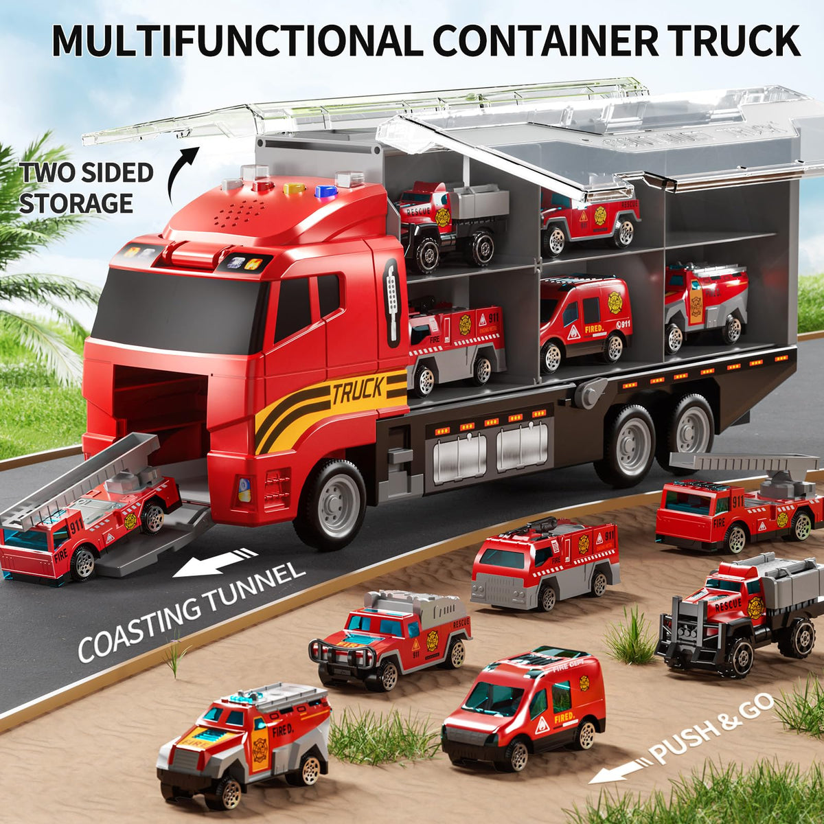 NIPLOOOW lifting truck supports construction and maintenance play