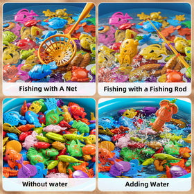 NIPLOOOW magnetic fishing rods for precise catching and practice.