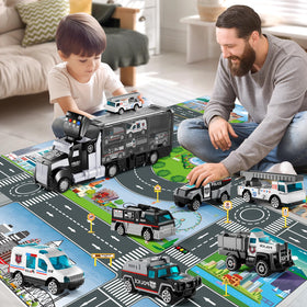 Foldable play mat from NIPLOOOW creates a portable city for imagination.