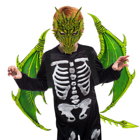 Nirvany Dragon Costume tail detail showing flexible kid-friendly tail