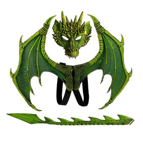 Nirvany Dragon Costume wings extended for vivid play and imaginative flight