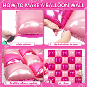 NISOCY double-sided foil balloon offers vivid color from both angles.