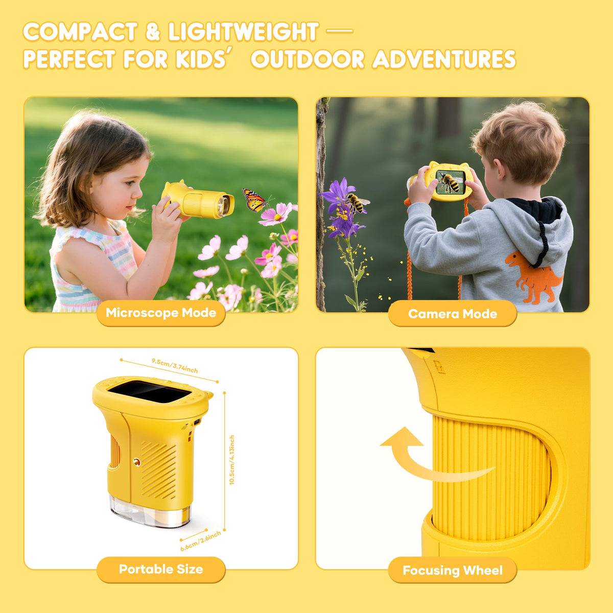 Nisumkey long-lasting battery with adjustable LED lights illuminates tiny details.