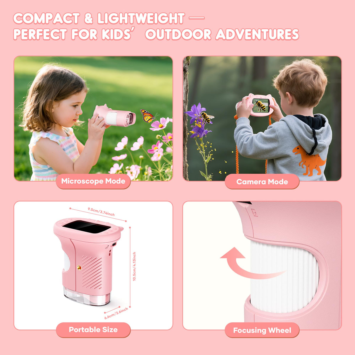 Nisumkey Wonderquest portable compact design fits in bags for on-the-go learning.