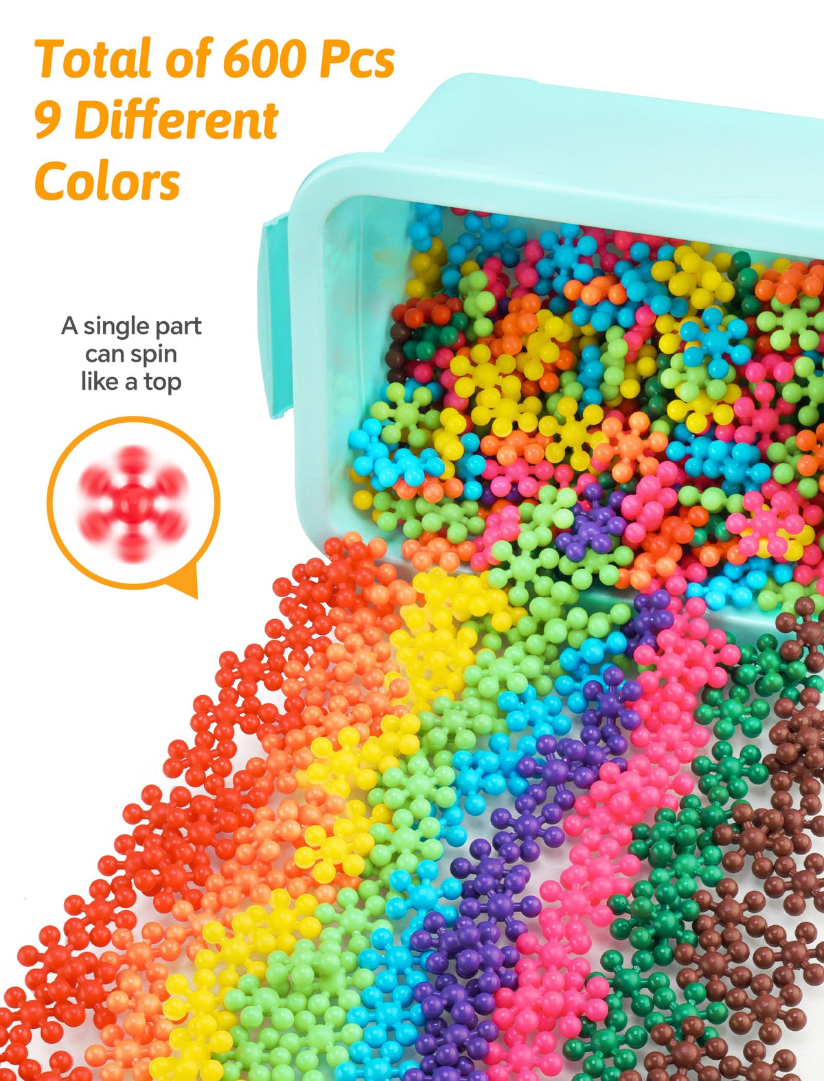 NiToy durable-safe plastic: sturdy, smooth-edged bricks for safe hands-on learning.