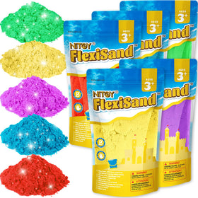 NiToy FlexiSand 11lb bulk pack for endless creative play and organized storage.