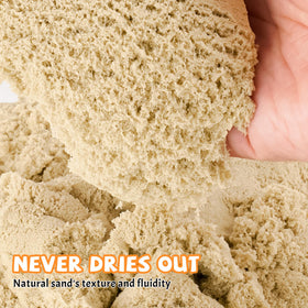 NiToy FlexiSand easily molds, enabling imaginative scenes and hands-on learning.