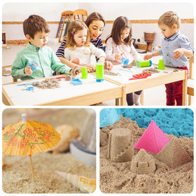 NiToy FlexiSand enables endless molding, squeezing, rolling for creative activities.